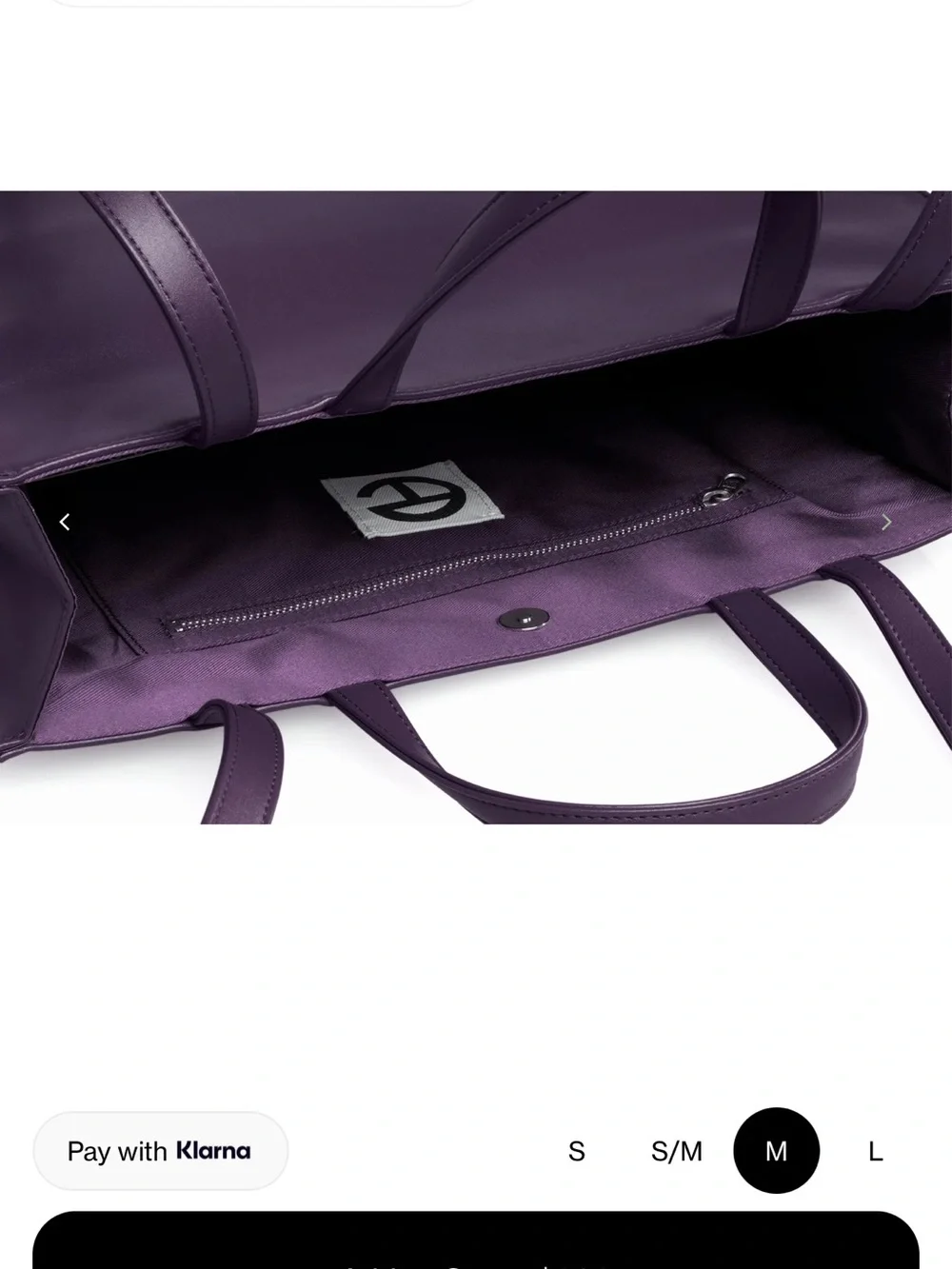 Telfar Medium Shopping Bag in eggplant